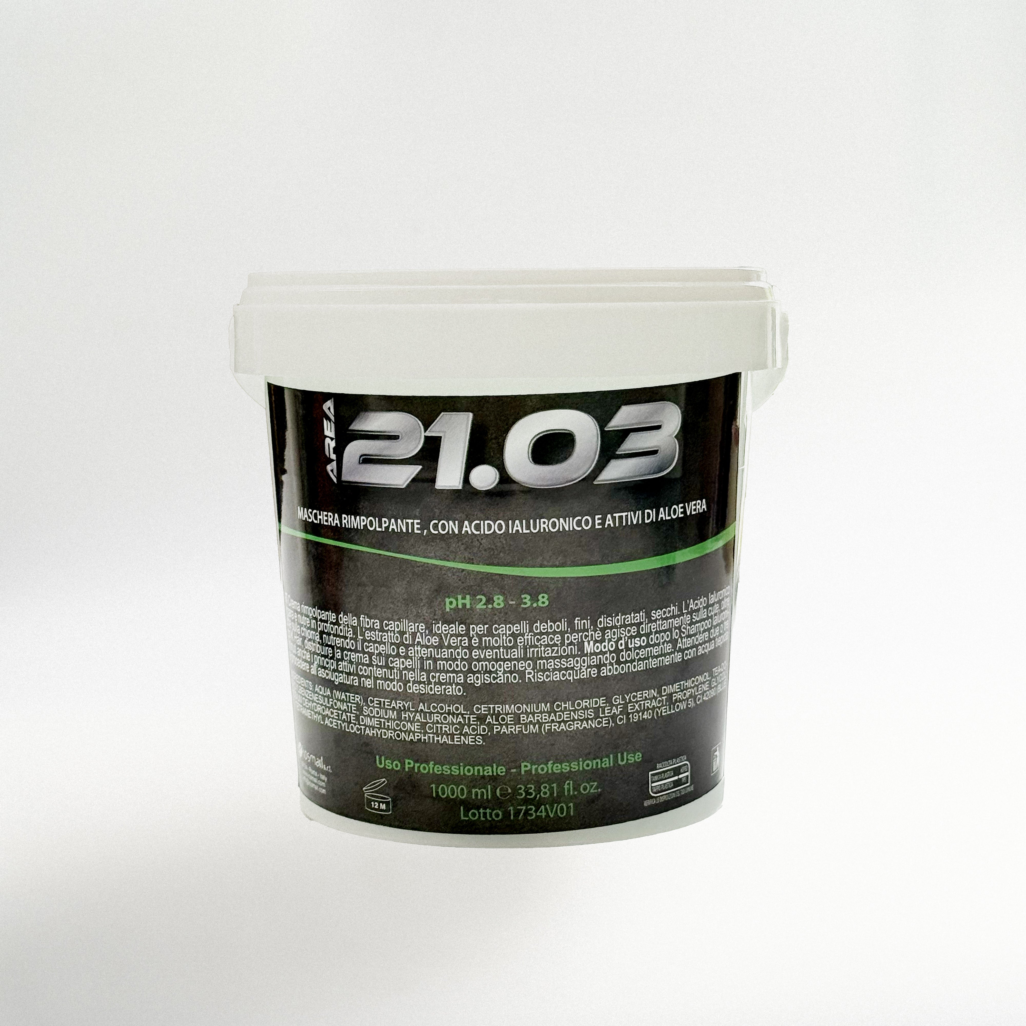 Maschera Rimpolpante Aloe & Acido Ialuronico 21.03